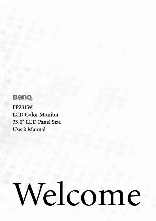 BenQ Computer Monitor FP231W-page_pdf